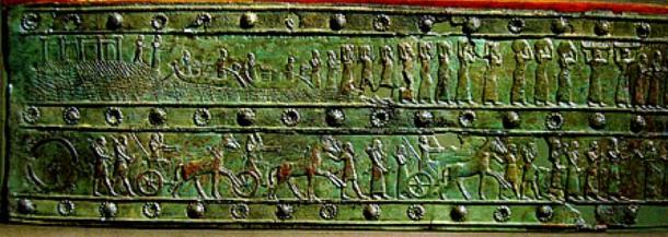 bands from Shalmaneser III's doors at Balawat bands from Shalmaneser III's doors at Balawat
