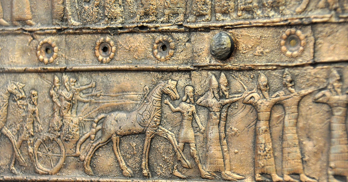 bands from Shalmaneser III's doors at Balawat bands from Shalmaneser III's doors at Balawat