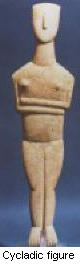 Cycladic statue