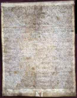 magna carta at Salisbury cathedral